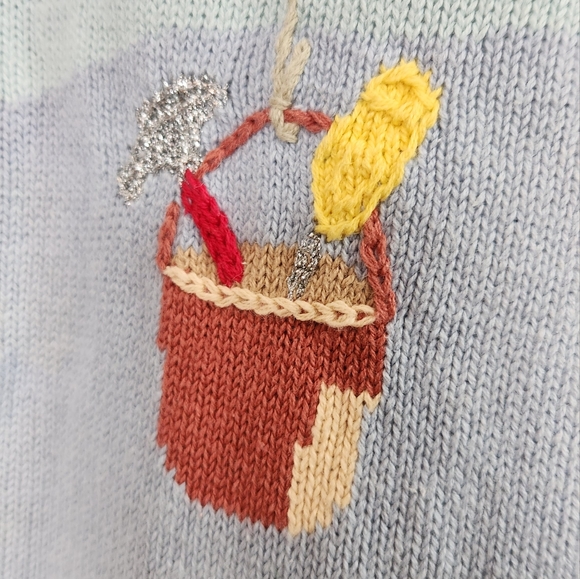 Vintage HSN Storybrook Knits Playground Park Sweaters - Picture 12 of 13